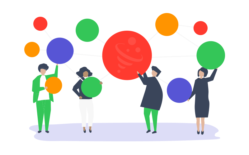 توسعه شبکه ارتباطی و همکاری با دیگران کارآفرینی اینترنتی