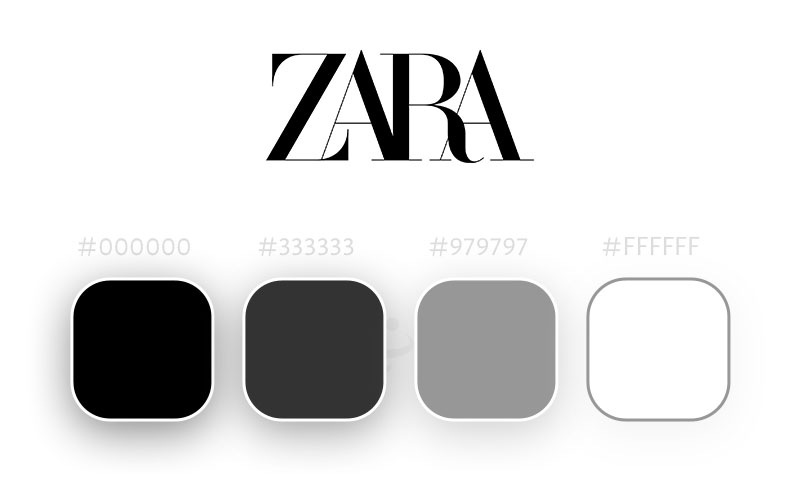 روانشناسی رنگ‌ها زارا