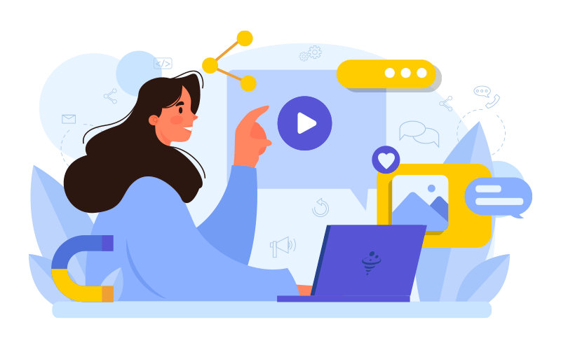 محتوای تعاملی فراتر از محتوای متنی افزایش تعامل کاربران