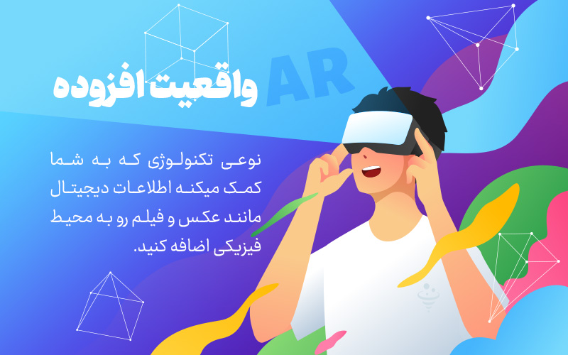 استفاده از واقعیت افزوده (AR)
