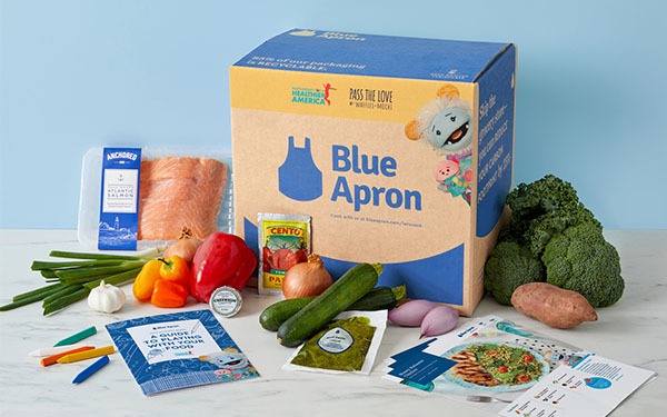 Blue Apron آشپزی خانگی آسان