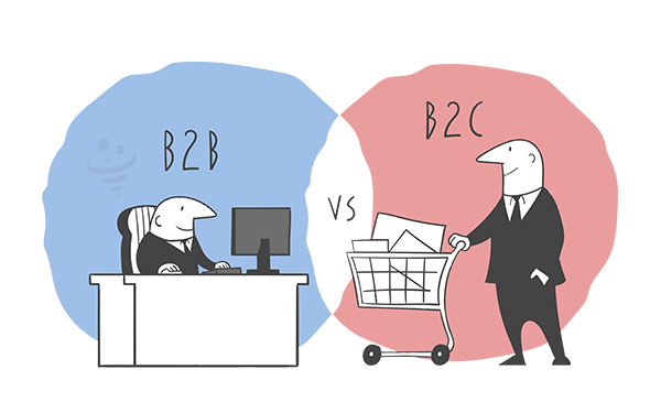 تفاوت ‌های کلیدی بین فروش B2B و B2C
