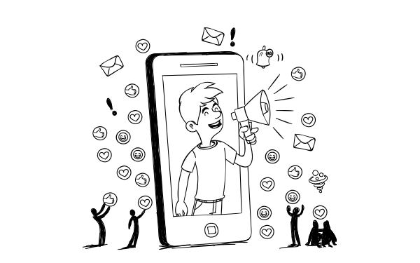 همکاری با اینفلوئنسرها برای تبلیغ کمپین‌ ها