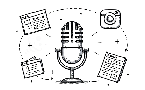 چگونه پادکست را با دیگر ابزارهای بازاریابی ترکیب کنیم؟
